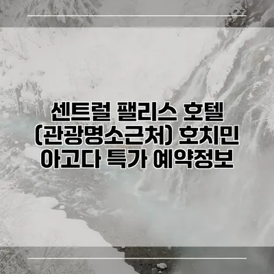 센트럴 팰리스 호텔 (관광명소근처) 호치민 아고다 특가 예약정보
