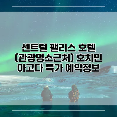 센트럴 팰리스 호텔 (관광명소근처) 호치민 아고다 특가 예약정보