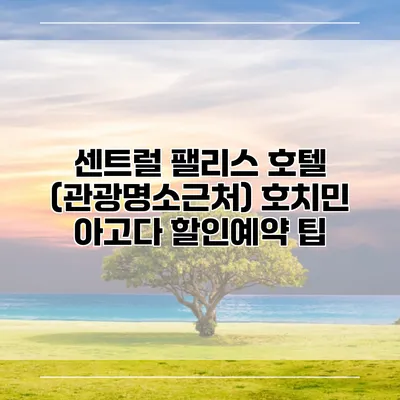 센트럴 팰리스 호텔 (관광명소근처) 호치민 아고다 할인예약 팁