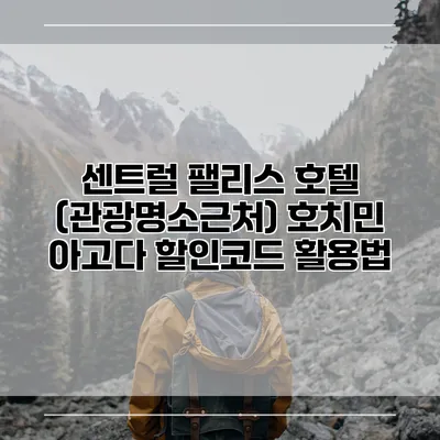 센트럴 팰리스 호텔 (관광명소근처) 호치민 아고다 할인코드 활용법