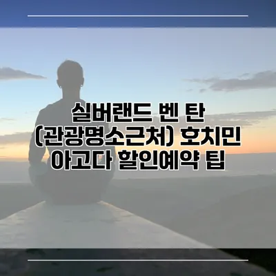 실버랜드 벤 탄 (관광명소근처) 호치민 아고다 할인예약 팁