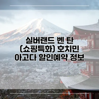 실버랜드 벤 탄 (쇼핑특화) 호치민 아고다 할인예약 정보