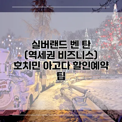실버랜드 벤 탄 (역세권 비즈니스) 호치민 아고다 할인예약 팁