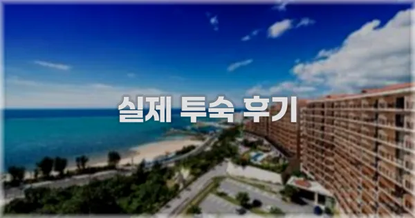 💬 실제 투숙 후기