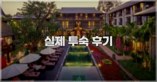 💬 실제 투숙 후기