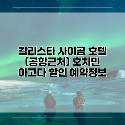 칼리스타 사이공 호텔 (공항근처) 호치민 아고다 할인 예약정보