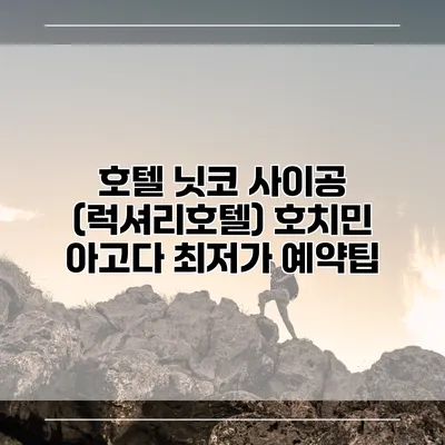 호텔 닛코 사이공 (럭셔리호텔) 호치민 아고다 최저가 예약팁