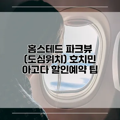 홈스테드 파크뷰 (도심위치) 호치민 아고다 할인예약 팁